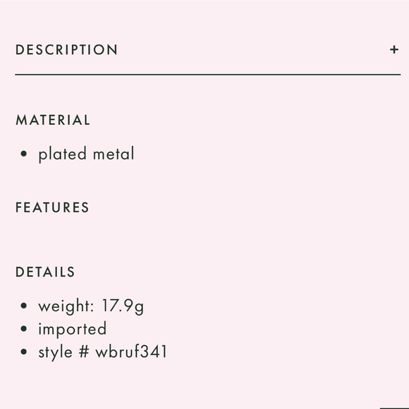 NWT KATE SPADE ♠️ YOURS TRULY OPEN HINGE PAVE CUFF - Picture 7 of 7